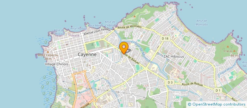 localisation de l'entreprise AMAZONIA STEEL  CAYENNE