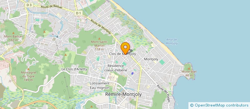 localisation de l'entreprise AMAZONIE FIGHT CLUB  REMIRE-MONTJOLY