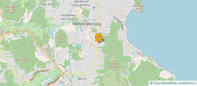 localisation de l'entreprise AMAZONIE REVETEMENT ET TRAVAUX à REMIRE MONTJOLY