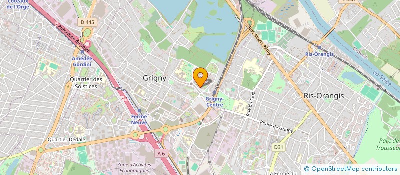 localisation de l'entreprise AMB à GRIGNY