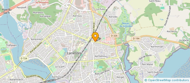 localisation de l'entreprise AMB à LANESTER