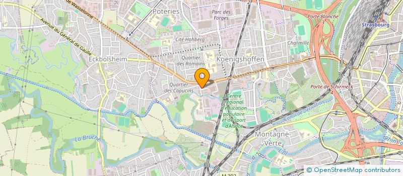 localisation de l'entreprise AMB 67 MENUISERIE à STRASBOURG