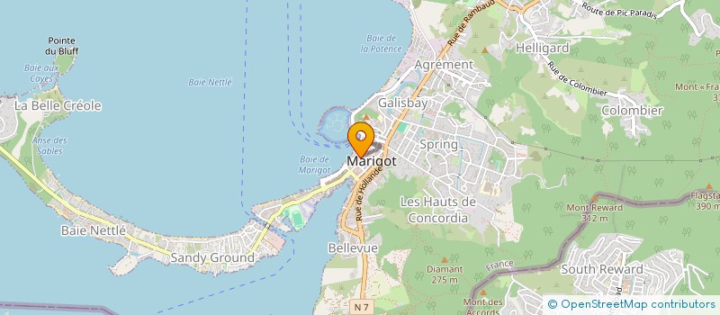 localisation de l'entreprise AMB à SAINT MARTIN