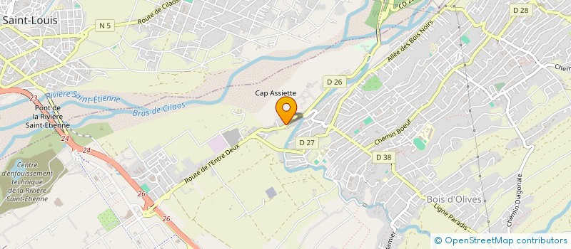 localisation de l'entreprise AMB à SAINT-PIERRE