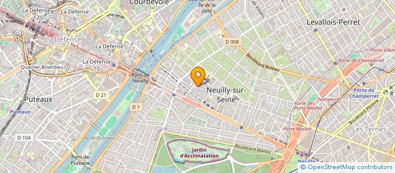 localisation de l'entreprise AMB à NEUILLY-SUR-SEINE