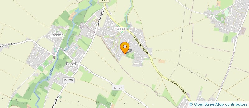 localisation de l'entreprise AMB  CAIRON