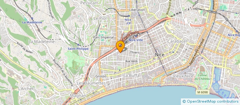 localisation de l'entreprise AMB à NICE