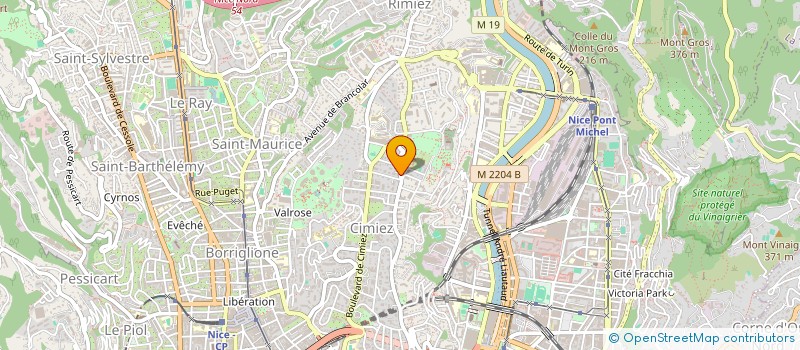 localisation de l'entreprise AMB  NICE