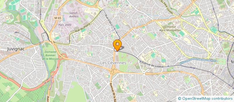 localisation de l'entreprise AMB à MONTPELLIER