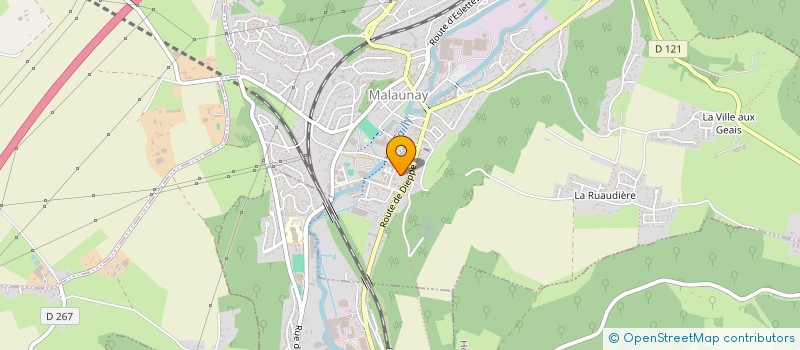 localisation de l'entreprise AMB  MALAUNAY