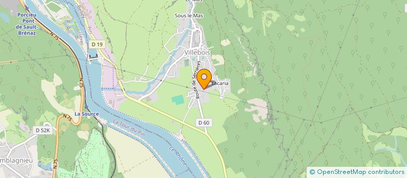 localisation de l'entreprise AMB  VILLEBOIS