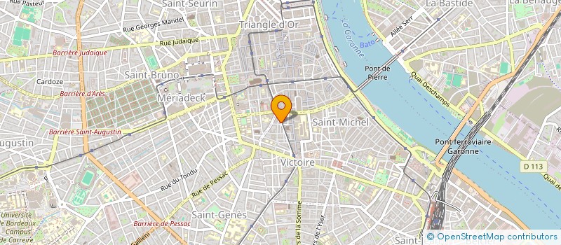 localisation de l'entreprise AMB à BORDEAUX