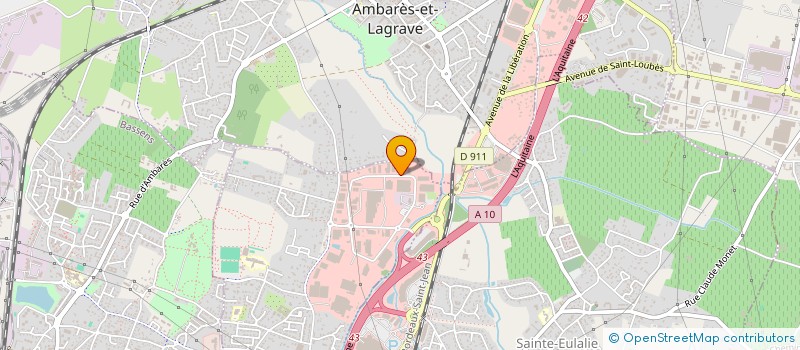 localisation de l'entreprise AMB  CARBON-BLANC