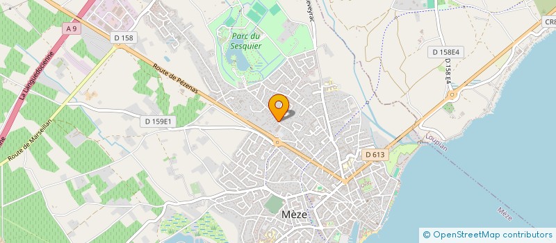 localisation de l'entreprise AMB à MEZE