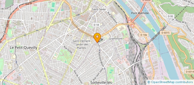 localisation de l'entreprise AMB BATIMENT à ROUEN