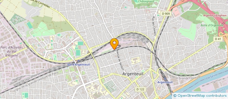 localisation de l'entreprise AMB BEZONS HOLDING  ARGENTEUIL