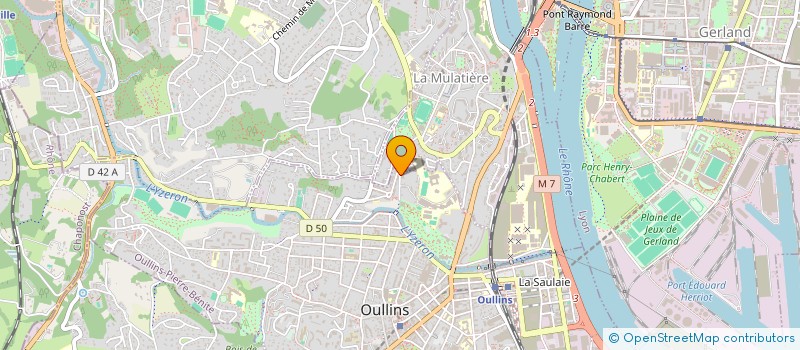 localisation de l'entreprise AMB C  OULLINS-PIERRE-BENITE