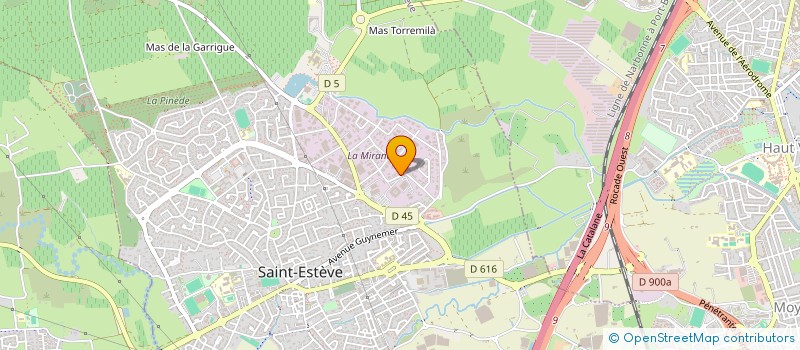 localisation de l'entreprise AMB CASAGRANDE à SAINT-ESTEVE