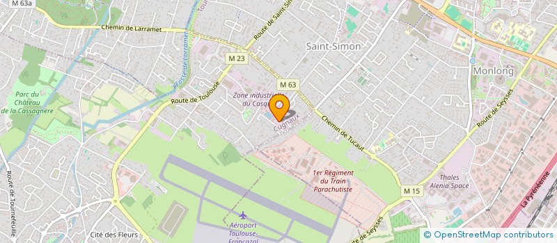 localisation de l'entreprise AMB CHARPENTE à CUGNAUX