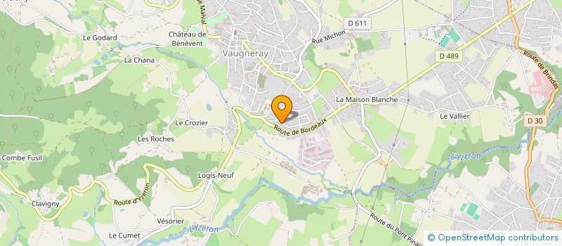 localisation de l'entreprise AMB CONFORT  VAUGNERAY