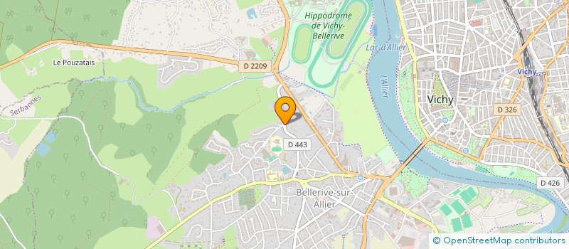 localisation de l'entreprise AMB CONSULTANTS à BELLERIVE-SUR-ALLIER