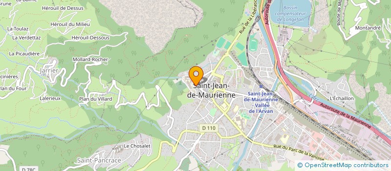 localisation de l'entreprise AMB DIFFUSION à SAINT-JEAN-DE-MAURIENNE