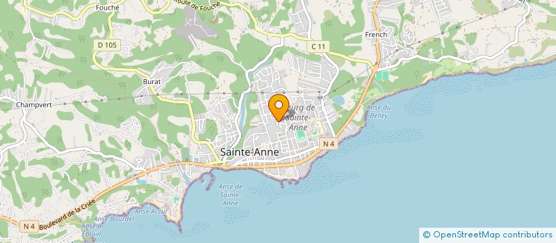 localisation de l'entreprise AMB DISCOUNT à SAINTE-ANNE