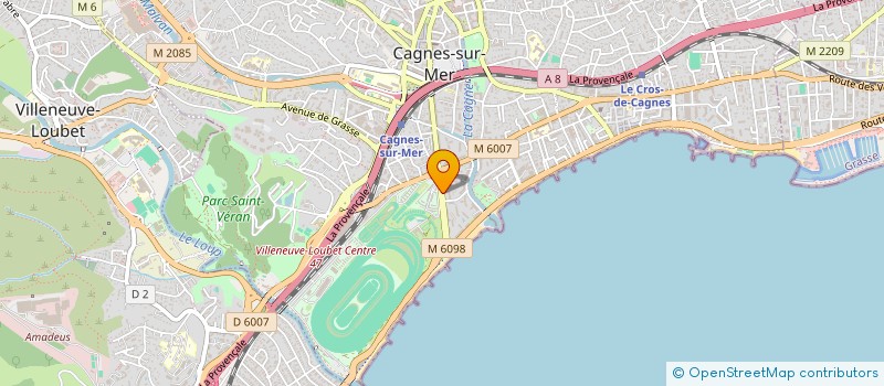 localisation de l'entreprise AMB DISTRIBUTION à CAGNES-SUR-MER
