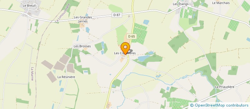 localisation de l'entreprise AMB ENERGIES  LA LIMOUZINIERE