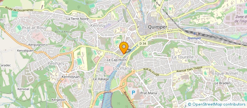 localisation de l'entreprise AMB.ENZ BARBER QUIMPER à QUIMPER