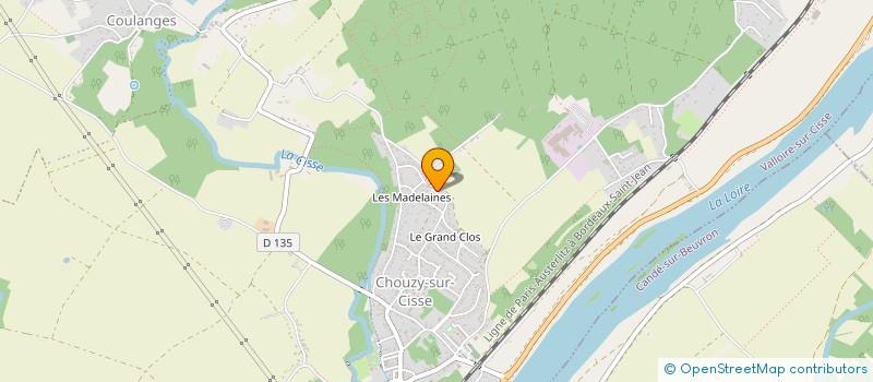 localisation de l'entreprise AMB FINANCES  VALLOIRE-SUR-CISSE