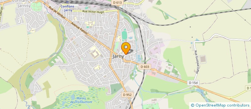 localisation de l'entreprise AMB GRAFIK  JARNY