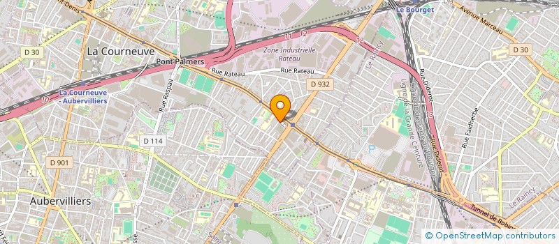 localisation de l'entreprise AMB GROUP à LA COURNEUVE