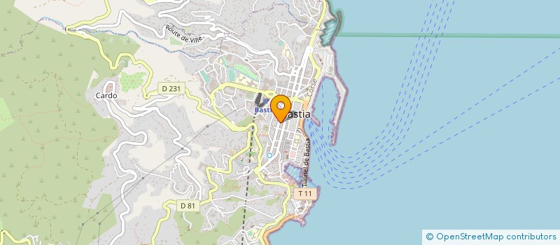 localisation de l'entreprise AMB HOLDING à BASTIA