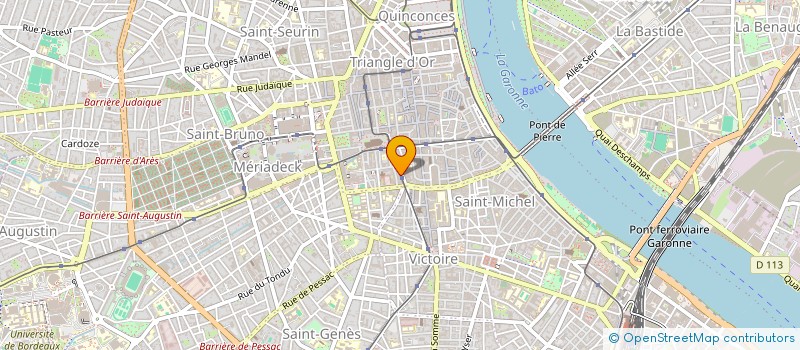 localisation de l'entreprise AMB IMMOBILIER  BORDEAUX