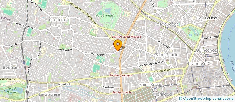 localisation de l'entreprise AMB INGENIERIE à BORDEAUX