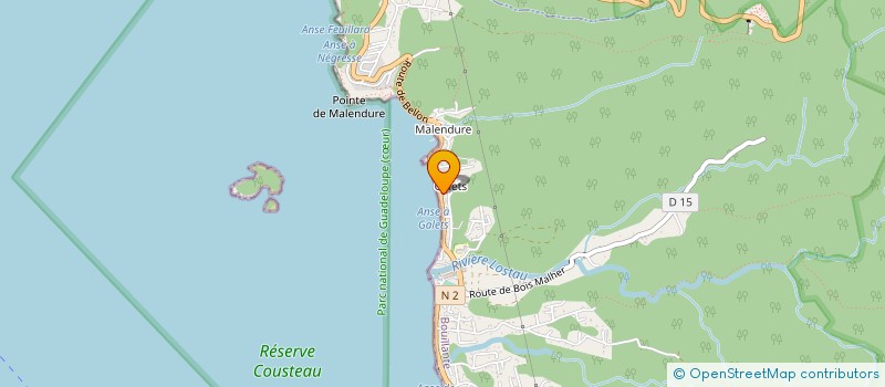 localisation de l'entreprise AMB LOCATION à BOUILLANTE