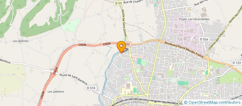 localisation de l'entreprise AMB MOVE  ROMANS-SUR-ISERE