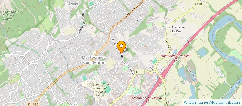 localisation de l'entreprise AMB PATRIMOINE  MONTBONNOT-SAINT-MARTIN