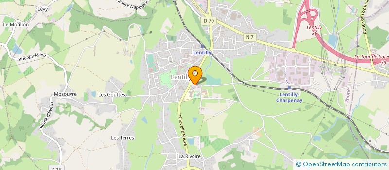 localisation de l'entreprise AMB PICOT à LENTILLY