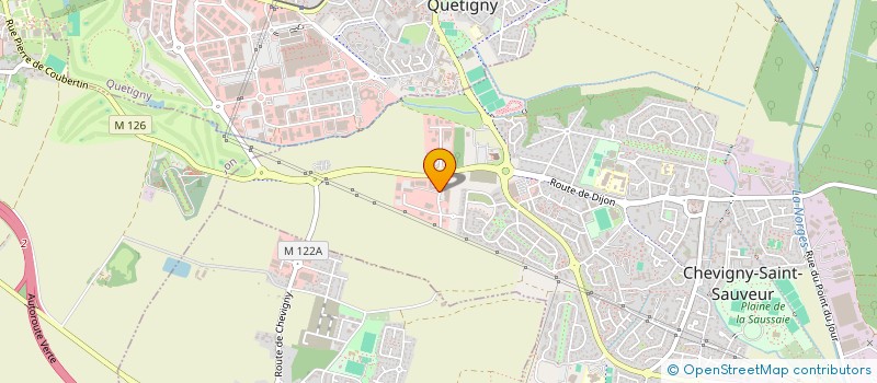 localisation de l'entreprise AMB SCI  CHEVIGNY-SAINT-SAUVEUR