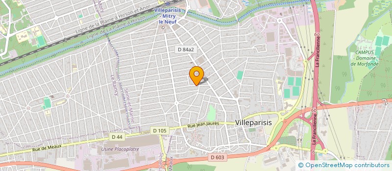 localisation de l'entreprise AMB SOLUTION à VILLEPARISIS