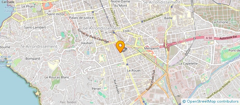 localisation de l'entreprise AMB TRANSACTION à MARSEILLE