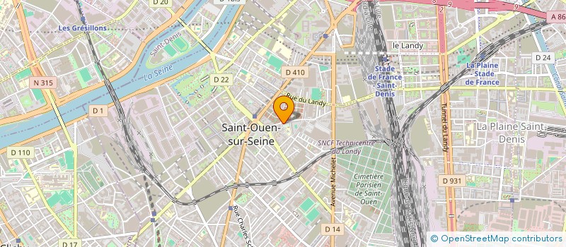 localisation de l'entreprise AMB TRANSPORT à SAINT-OUEN-SUR-SEINE