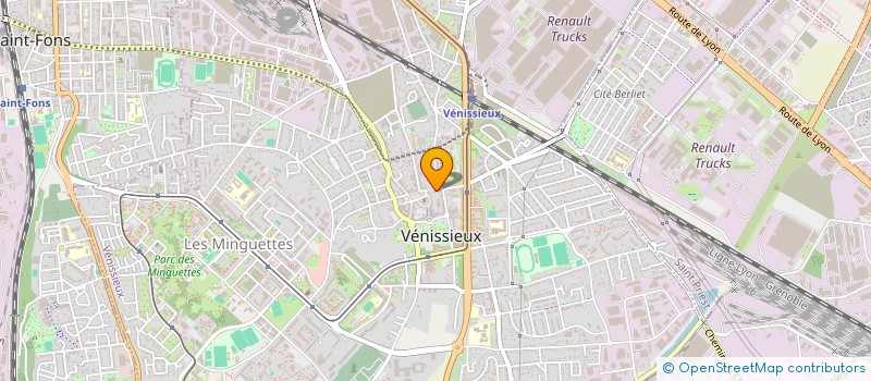 localisation de l'entreprise AMB TRAVEL à VENISSIEUX