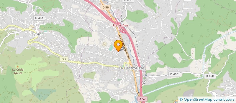 localisation de l'entreprise AMBA  LA DESTROUSSE