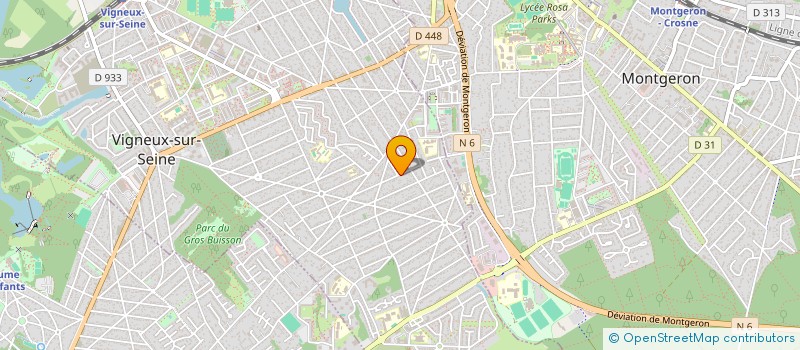 localisation de l'entreprise AMBA CONSULTING  VIGNEUX-SUR-SEINE