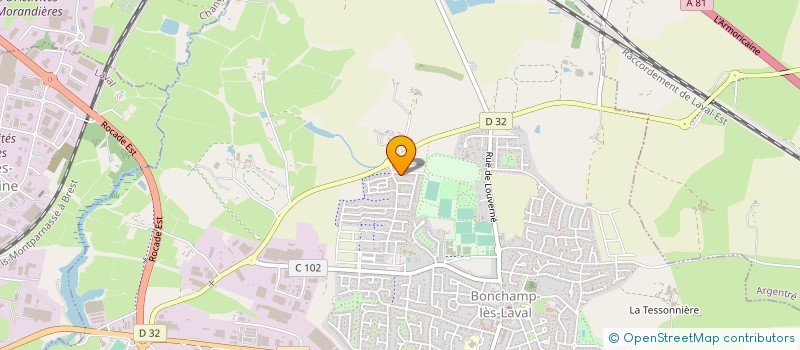 localisation de l'entreprise AMBAC  BONCHAMP-LES-LAVAL