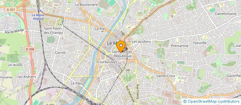 localisation de l'entreprise AMBAE à LE MANS