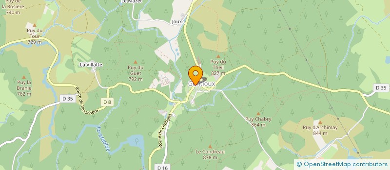 localisation de l'entreprise AMBAGES à GENTIOUX PIGEROLLES